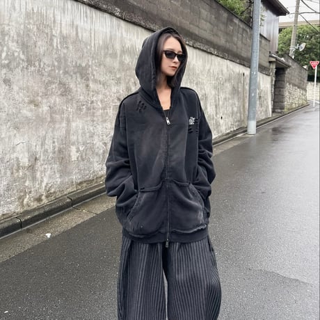 Curved Stripe Pants