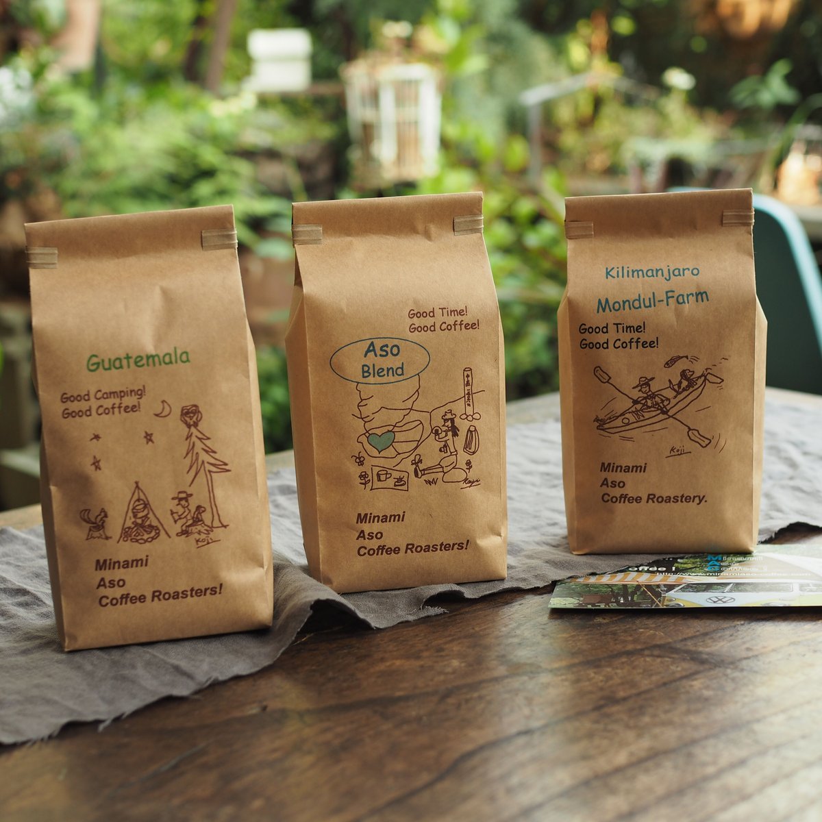 【モンズ05】コーヒー生豆4種類セット！　※送料無料 モンズ05様専用】コーヒー生豆4種類セット！ ※送料無料