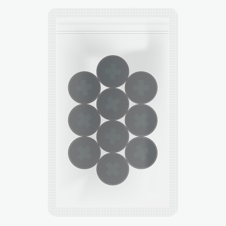 Plastic Disc（25mm）  10 pcs