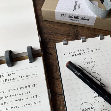 Carding Notebook 情報カード 100枚