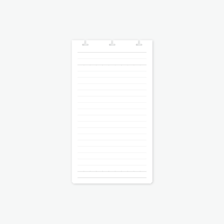 Carding Notebook 情報カード 100枚