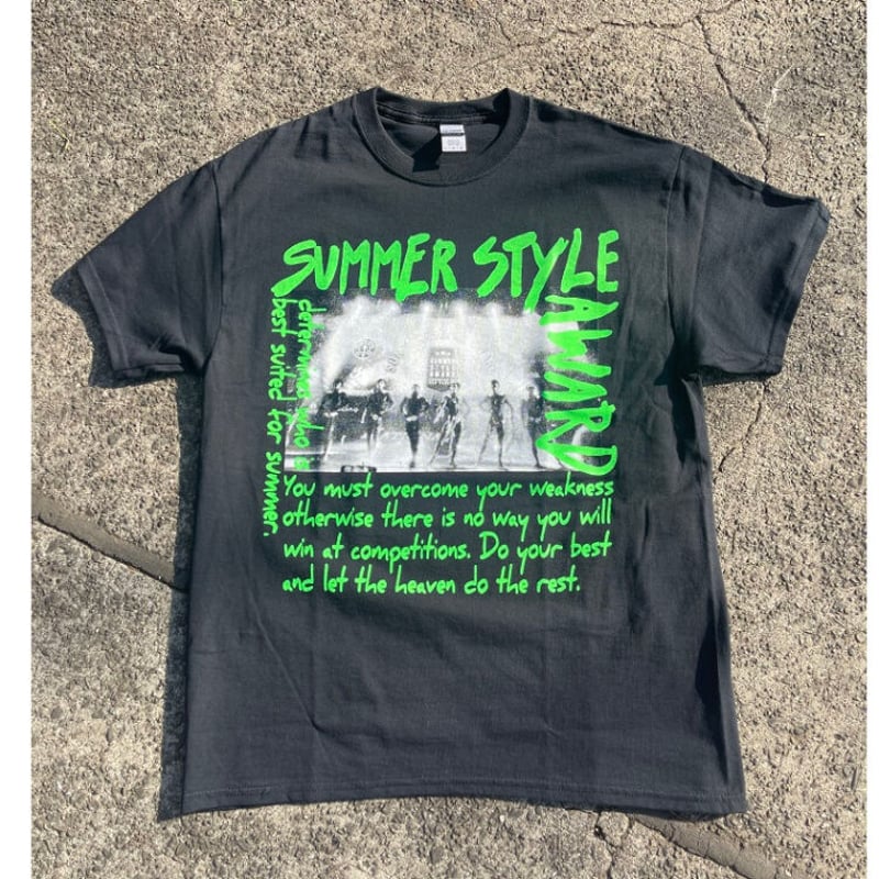 2021決勝オリジナルTシャツ】カラー：ブラック×グリーン | SUMMER