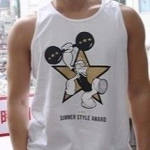 SUMMER STYLE AWARD 公式 限定POPEYE®コラボタンクトップ (WHI