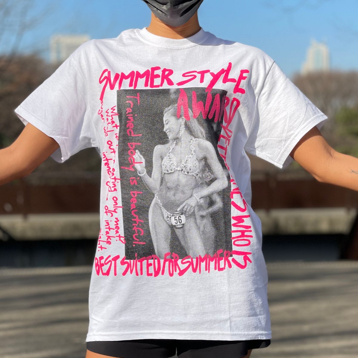2021決勝オリジナルTシャツ】カラー:ホワイト×ピンク | SUMMER 2021決勝オリジナルTシャツ】カラー:ホワイト×ピンク | SUMMER