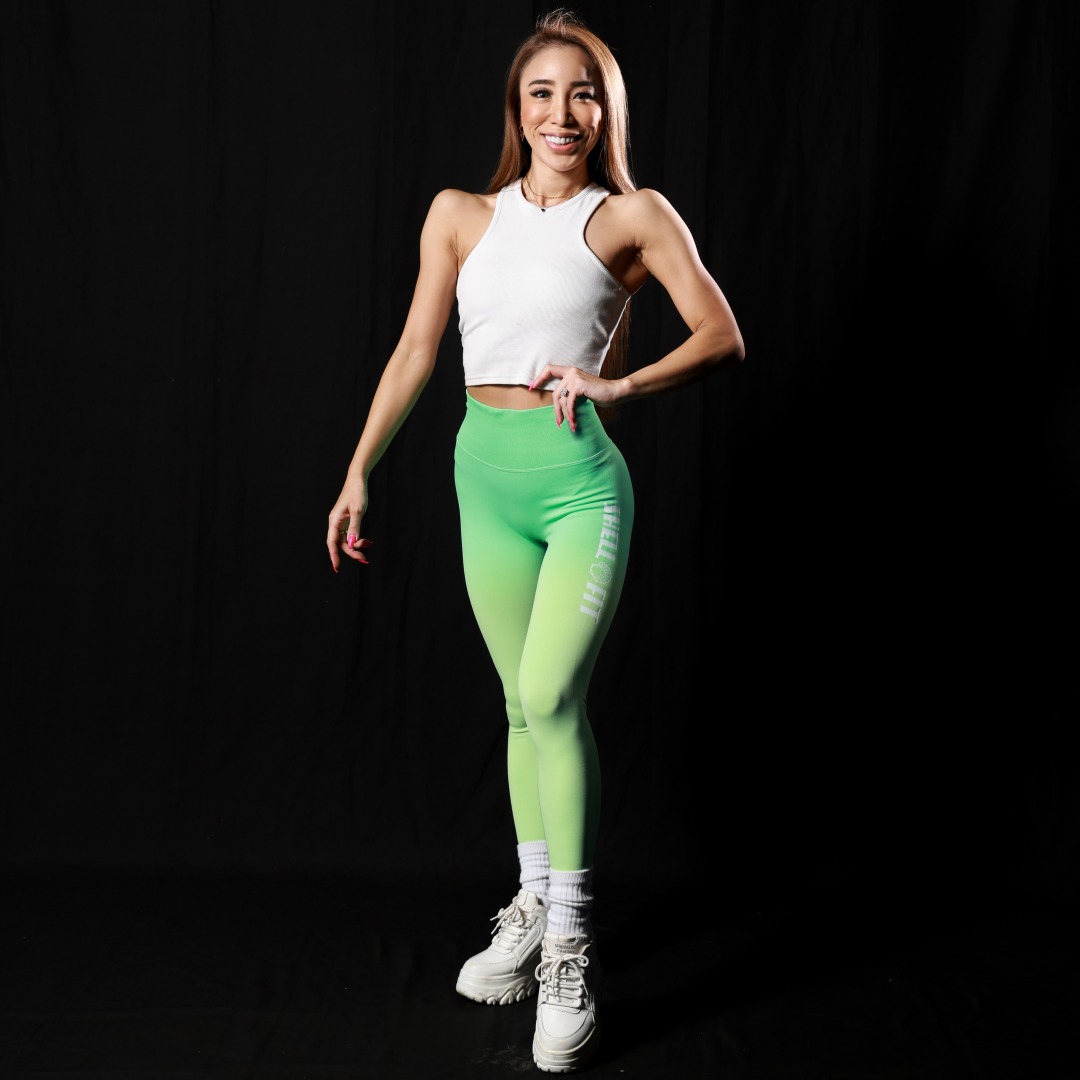 【試着のみ】nagonstans フィットネスレギンス グリーン系 fit=scale-down,w=1200