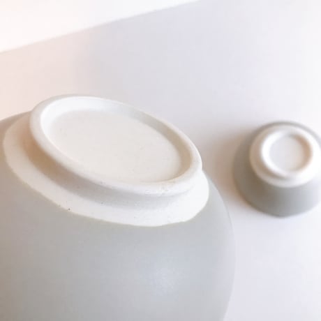 波紋櫛目 すり鉢 グレー