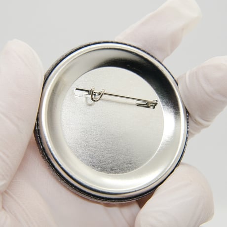 『過背金龍』勘亭流作字和柄金ピカ缶バッジ