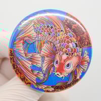 『闘龍魚 ベタ』和柄缶バッジ