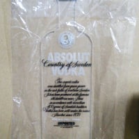 ABSOLUT VODKA 卓上アクリルネオン（未使用）