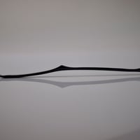 黒柿茶杓　銘「鶴寿（かくじゅ）」