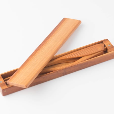 みんなの箸と専用箸箱「よそゆき」Mサイズセット