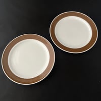 Melitta（メリタ）茶色のお皿 2枚セット