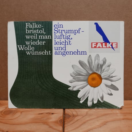旧西ドイツ製　FALKE看板（A）