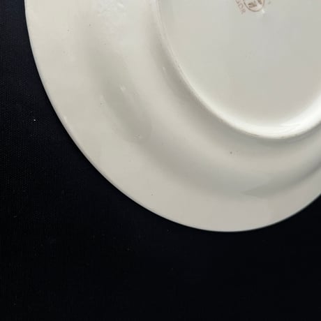 旧東ドイツ　オレンジのお花？緑の葉っぱ？お皿