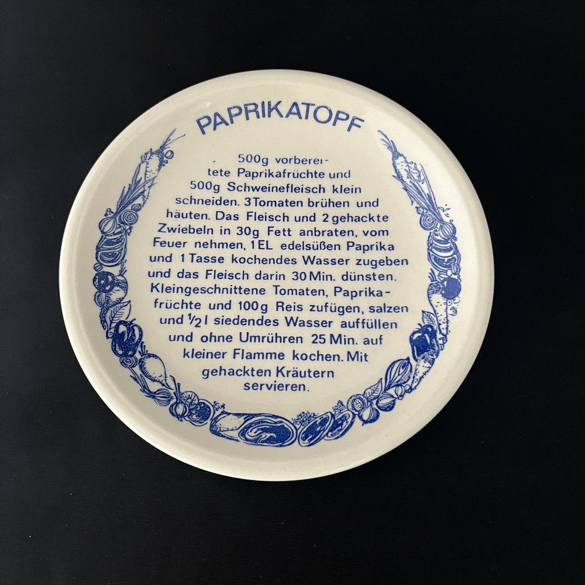 旧東ドイツ Colditz Porzellan（コルディッツ）- Paprikatopf |