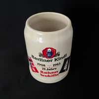 Berliner Kindl ビアジョッキ（B）1908 - 1983 Rathaus Neukölln