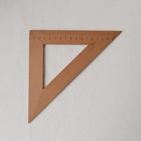 ドイツ製　木製 三角定規