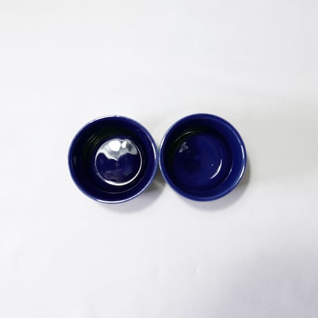 濃紺の小さなカップ　２つセット
