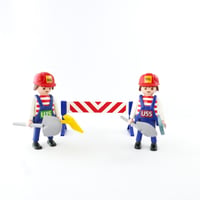 Playmobil 地下鉄工事（限定配布品）