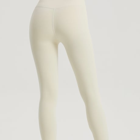 High waist leggings　White