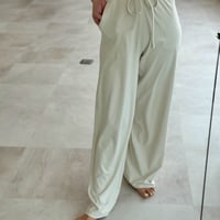 wide pants White