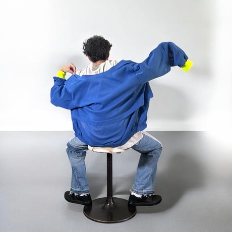 MK26S-K-18  EAGLE-CARDIGAN  #BLU
