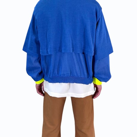 MK26S-K-18  EAGLE-CARDIGAN  #BLU