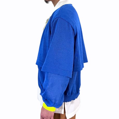 MK26S-K-18  EAGLE-CARDIGAN  #BLU