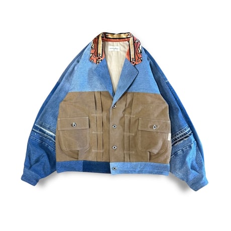 masterkey リメイクデニム ジャケット CATEGORY アウター | masterkey official online store