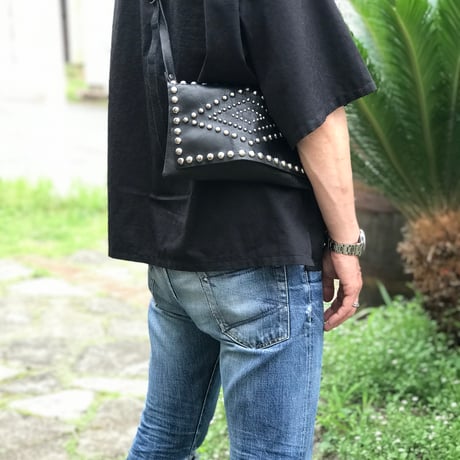 STAND REPAIR WORKS × east village OTHER - LEATHER SACOCHE - (Type C)