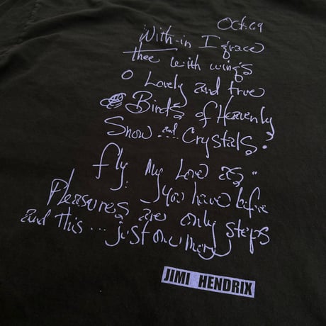 E.V.O - J.HENDRIX POEM POCKET TEE