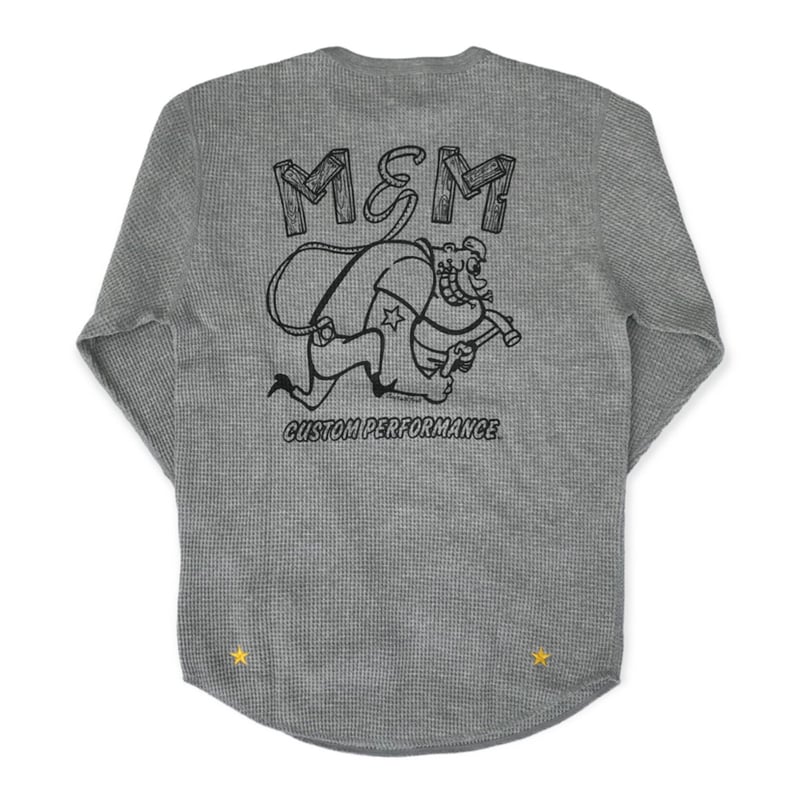 M&M CUSTOM PERFORMANCE - WAFFLE L/S T-SHIRT 22-