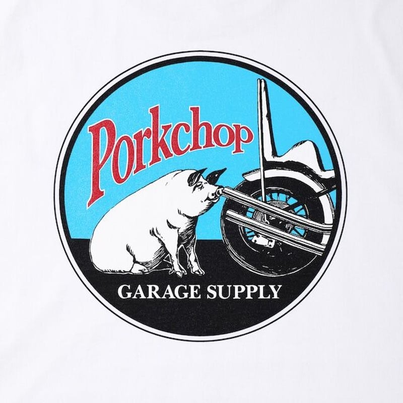 PORKCHOP GARAGE SUPPLY - PORKCHOPPER TEE | east PORKCHOP GARAGE SUPPLY - PORKCHOPPER TEE | east