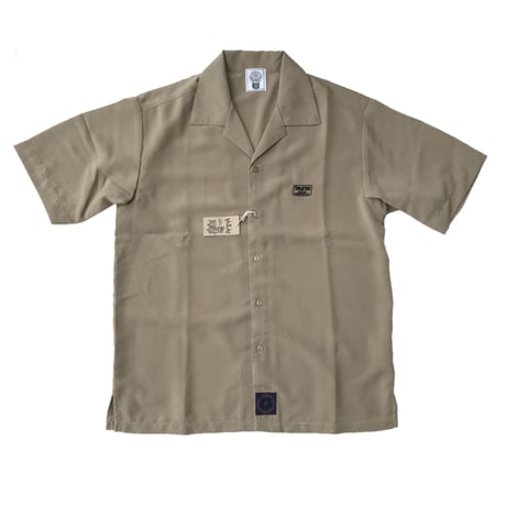 M&M - SILKY OPEN COLLAR SHIRT