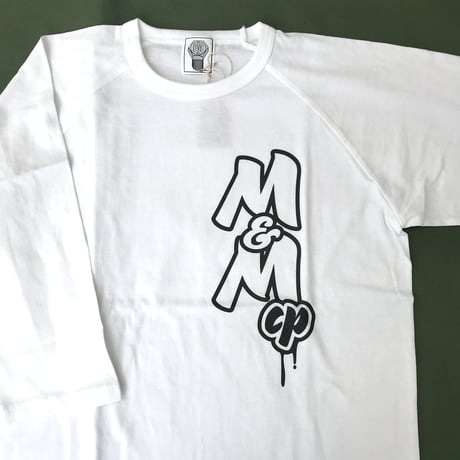 M&M CUSTOM PERFORMANCE - RAGLAN T-SHIRT - 21-MT-014 (WHITE)