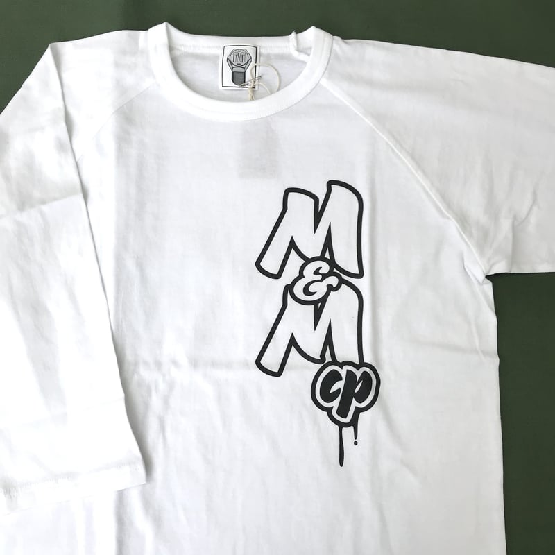 新品 L M&M RAGLAN T-SHIRT 七分袖 ラグラン Tシャツ c5045mj-1.jpg