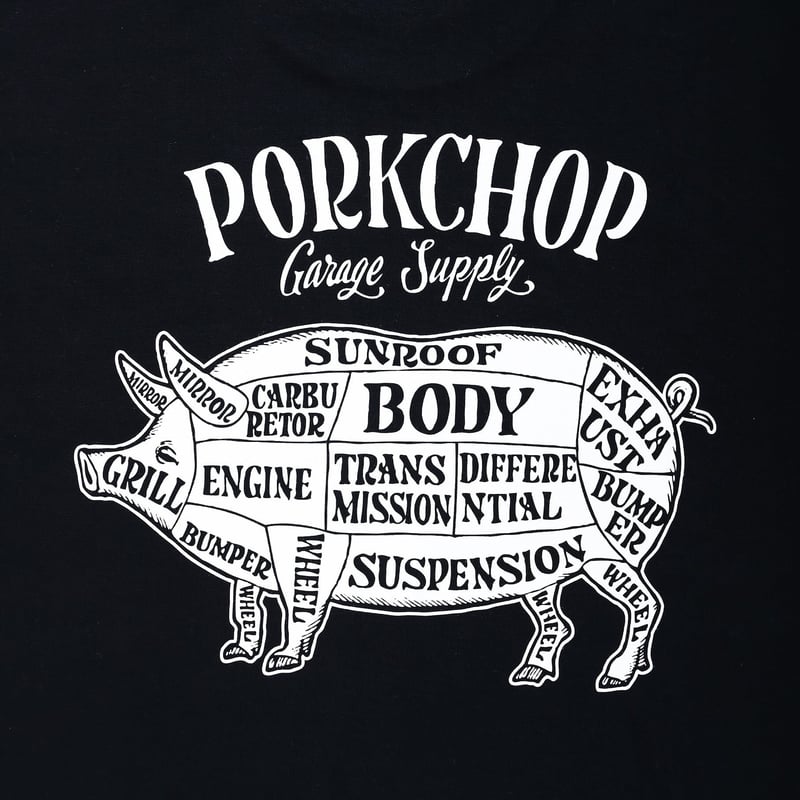 PORKCHOP GARAGE SUPLLY - PORK BACK L/S TEE | ea...