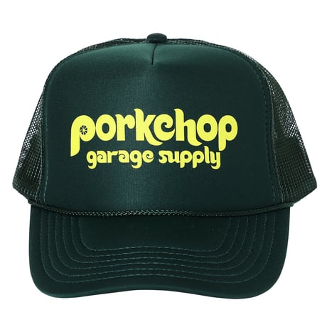 PORKCHOP GARAGE SUPLLY - WHEEL LOGO MESH CAP