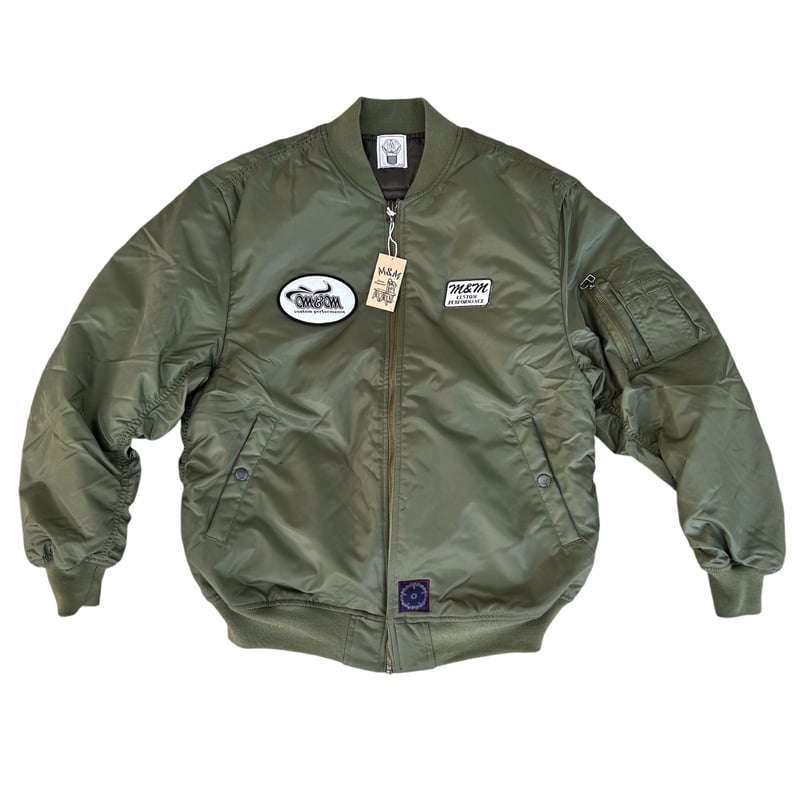 M】M&M CUSTOM PERFORMANCE MA-1 JACKET