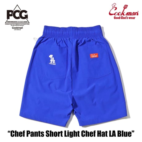 COOKMAN - Chef Pants Short Light Chef Hat LA