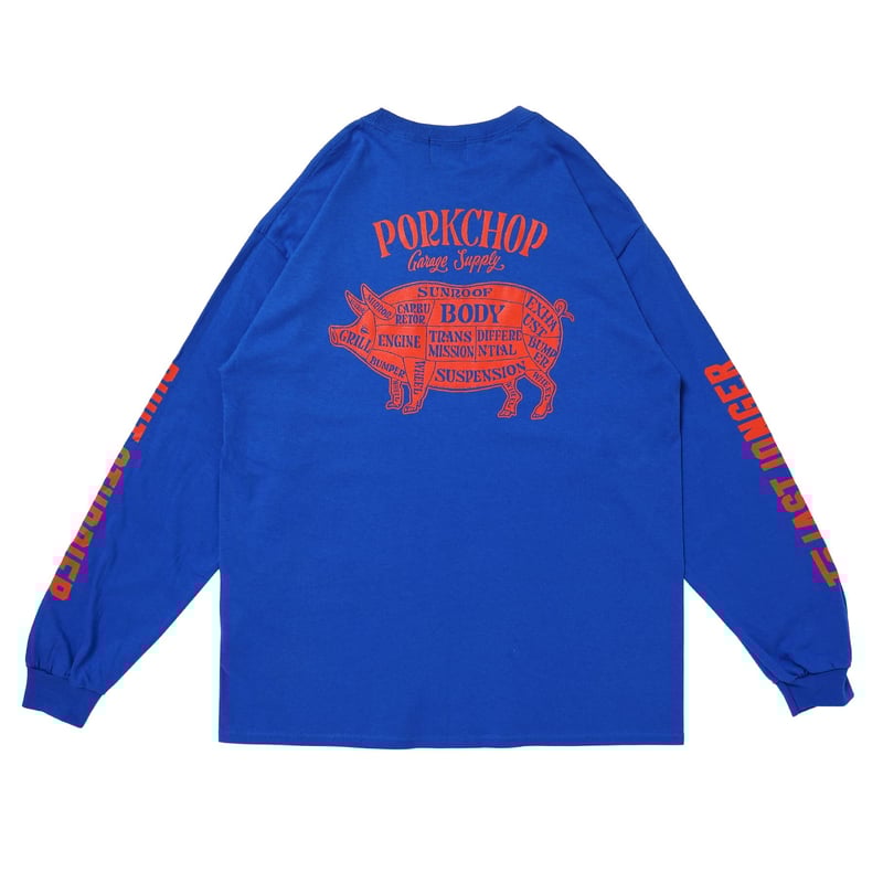 PORKCHOP GARAGE SUPPLY - PORK BACK L/S TEE | ea PORKCHOP GARAGE SUPPLY - PORK BACK L/S TEE | ea
