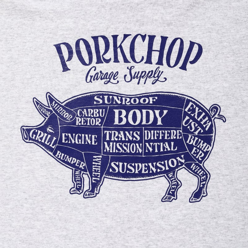PORKCHOP GARAGE SUPLLY - PORK BACK HOODIE | eas