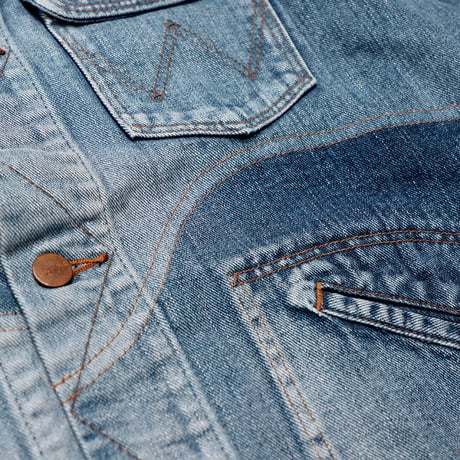 ChahChah - "Wrangler × Chah" ChahRemake Denim Jacket “LOVE”