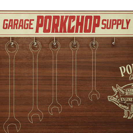 PORKCHOP GARAGE SUPPLY - COMBINATION WRENCH RACK