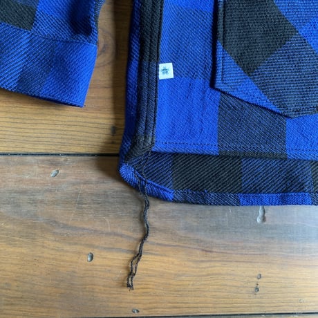 BLUE SAKURA - CLASSIC VINTAGE CHECK CARDIGAN【BLUE】