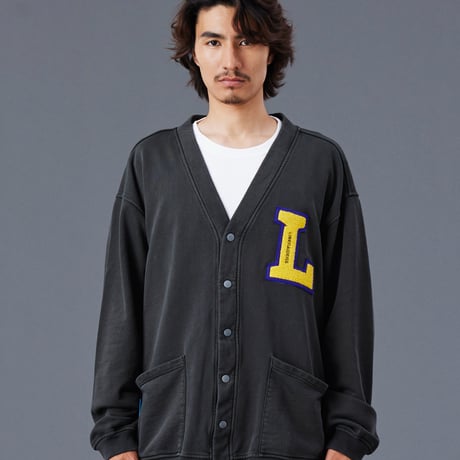 LIBERAIDERS - GARMENT DYED SWEAT CARDIGAN 77302