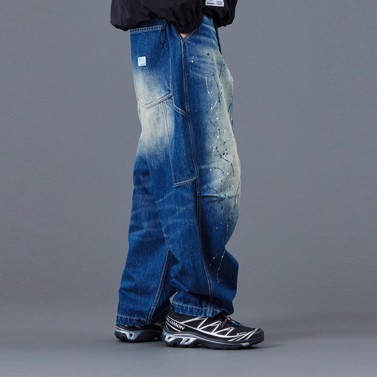 LIBERAIDERS - DENIM SARROUEL PANTS 77701 | east