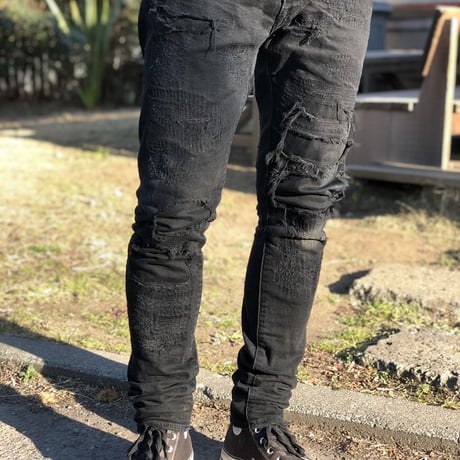 BLUE SAKURA - 404XXB BONE BLACK USED