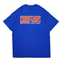 PORKCHOP GARAGE SUPPLY - OLD PORK SIGN TEE (ROYAL BLUE)