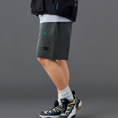 LIBERAIDERS - PIGMENT DYED SWEAT SHORTS 73807